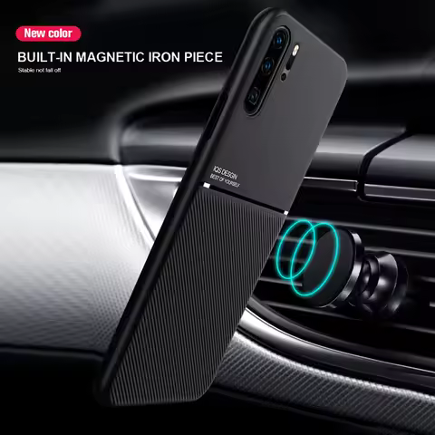 magnetic car holder case honor 20lite matte leather phone cover for huawei honor 10i 10 lite 20 ligh