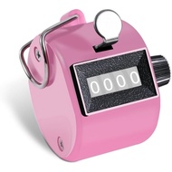 Clicker Counter Handheld Tally Counter 4-Digit Number Counter, 2 Pack Hand Mechanical Counters Click