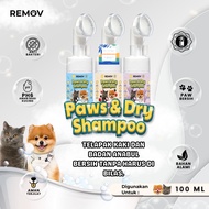 Remov PAWS & DRY SHAMPOO ANIMAL SHAMPOO CAT SHAMPOO DOG SHAMPOO