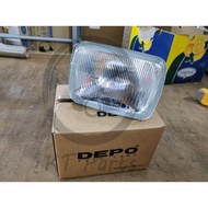UNIVERSAL HEAD LAMP / HEAD LIGHT / DEPAN LAMPU BESAR 6052 SEAL BEAM H4 HICOM PERKASA / FORD T3000 13