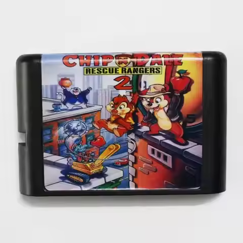New Arrival Chip N' Dale Rescue Rangers 2 16 Bit MD Game Card For Sega Mega Drive For Genesis