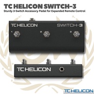 TC HELICON SWITCH-3 FOOTSWITCH - PEDAL FOOTSWITCH BASS EFFECT