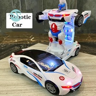 Auto Transformer Car Toy With Lights Music Boy Present