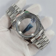 36MM/39MM Watch Case Sapphire Glass Modified Log Watch Case Presidential Strap for NH35/36/4R/7S Wat