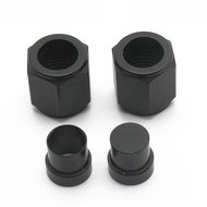Aluminum Hardline Fitting AN6 Female Tube Nut and Sleeve for 3/8'' OD Pipe Adaptor Fitting