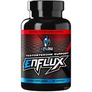 eFlow Nutrition Enflux Natural T Support with KSM-66  - Supplement to Support Lean Body Mass for Men