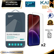 Combo 2 Kính Cường Lực Gor Dành Cho iPhone 17 Pro Max / iPhone 17 Pro / iPhone 17 Air / iPhone 17 kh