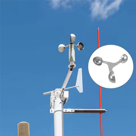 AEE6-Sturdy Anemometer Cup Wind Measurement Cup Wind Speeds Meter Wind Gauge Cup Wind Speed Sensor