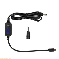 Best Electronic Type C to 5 5x2 5mm Charging Cord 5V 9V 12V 15V 20V Adjustable Fast Charging Cable w