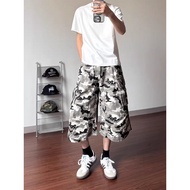 LimeLight ECHO Polka Dot Camouflage Cropped Pants Shorts