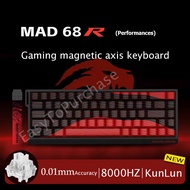 FGG MAD 60/68 HE คีย์บอร์ดสวิตช์แม่เหล็กสําหรับเล่นเกม การเชื่อมต่อแบบมีสาย Hot Swap แบบเต็มคีย์ ไทย
