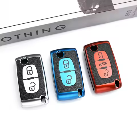 2/3 Buttons Car Key Fob Case Cover Holder for Peugeot 407 3008 5008 207 307 308 For Citroen DC2 C3 C