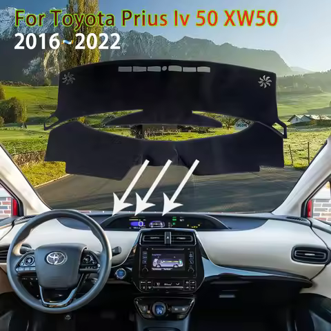 Dashboard Cover Pad for Toyota Prius Iv 50 XW50 AWD-e 2016~2022 2017 2018 Anti-dirty Rugs Mat Sunsha