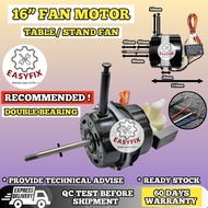 ( GRADE A ) 16" TABLE FAN MOTOR / STAND FAN MOTOR 16 INCH FAN MOTOR 1.5UF CAPACITOR KIPAS MOTOR FAN 