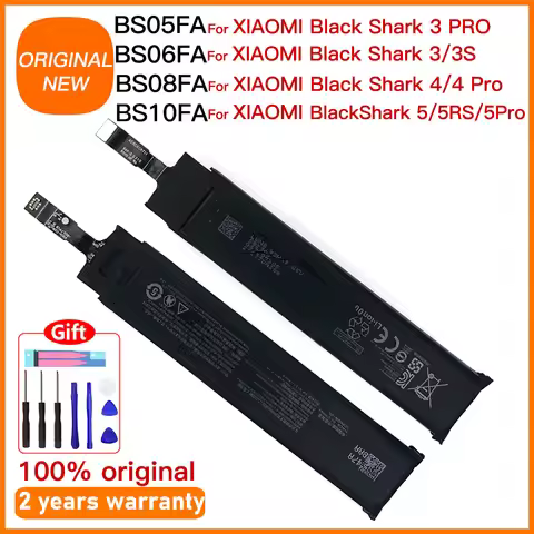 Original BS08FA BS06FA BS05FA BS10FA Battery for XIAOMI Black Shark 3 3S 4 4S 5 5RS PRO KLE KSR-A0 C