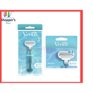 [Mix N Match]Gillette Venus Smooth Sensitive Razor Handle&2refill / Refills  4's(min-2)