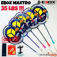 Original EBOX MAXTRO 35LBS 35 LBS Badminton Racket