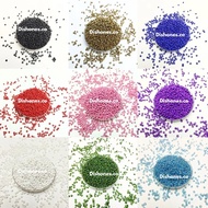 [25 GRAM] 8/s0 Colorful Sand Doff Metallic Glass Beads 8 Beads Diy Sand/s Sand Mote/s Sand Bead/s