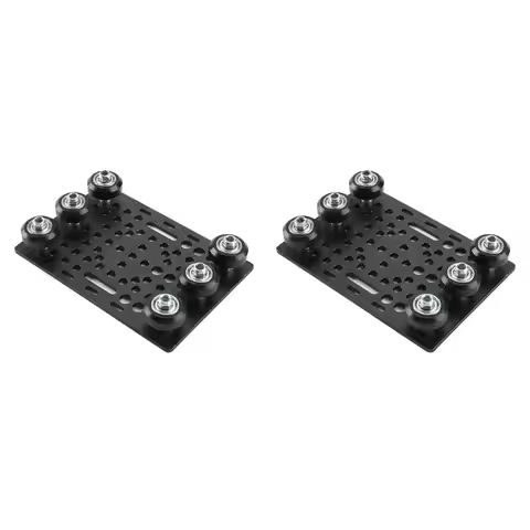 2PackX(V-Slot Gantry Set 20-80mm Gantry Plate with Wheels for V-Slot Aluminum Profiles CNC Router an