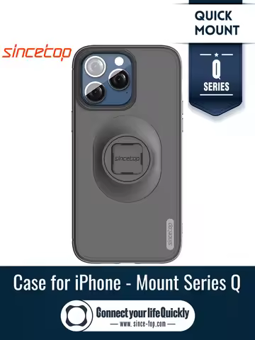 Shockproof Case Series Q for iphone 17/16/15/14Plus/13 Mini/13/12 Pro/11Pro Max Quick Mount Case wit