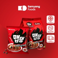 SAMYANG Maptaeng Black Pepper Beef Ramen - Korean Instant Noodles (110g x 4 Pack)