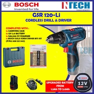GSR120-LI(S)CORDLESS DRILL 1X12V 2.0AH BATTERY 1XAL 1210CV CHARGER+(2608521042)