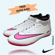 Sepatu Futsal Olahraga Premium Nike Mercurial Superfly V IC Pro Pink