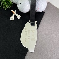【FulgorJewel】客製化高爾夫球袋姓名牌 行李吊牌 TAIWAN造型
