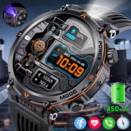 2025 New HT30 Smart Watch Men Compass LED Flashlight 600mAh IP68 Waterproof Sports Smartwatch For An