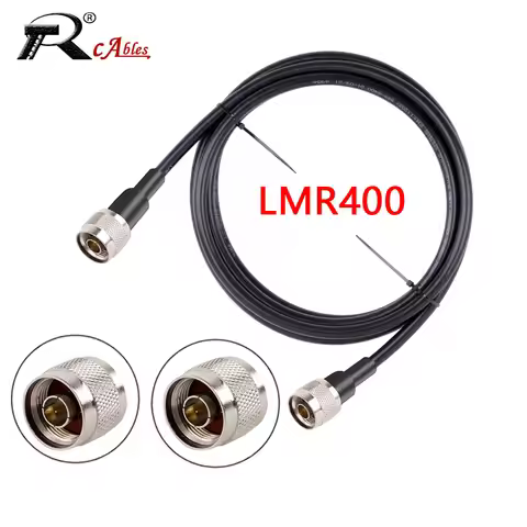 N Type Male to Female LMR400 Jumper Pigtail Radio Extension Cable for 4G LTE Cellular Amplifier Cell