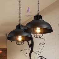 2-color iron gabion pendant lamp TH080