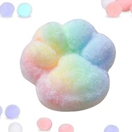 Rainbow Cat Paw Squishy, Squishy Cat Paw Toys, Handmade Taba Squishy Big Cat Silicone Squeeze Toys C