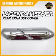 YAMAHA LAGENDA 115Z / ZR REAR EXHAUST PROTECTOR (CHROME) MUFFLER EKZOS PIPE PEOTECTOR COVER SRL115Z