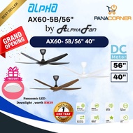 ALPHA FAN AX60 /AX70 /AX80 DC Motor Ceiling Fan 3B/5B 56" 40"