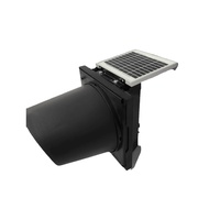 Solar Amber Warning Light & Blue Light