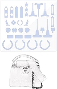 LokChuiDor Hardware Protective Film, Compatible with LV Capucines Mini. Purse Hardware Sticker Trans