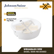 Johnson Suisse Basel Semi Recessed Basin Set Ceramic Basin Johnson Suisse Basin Toilet Basin Hand Wa