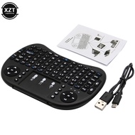 【Worth-Buy】 I8 English 2.4g Wireless Keyboard 3 Color Backlit Air Mouse Remote Touchpad Handheld For Tv Box H96 Max Pc With Lithium Battey