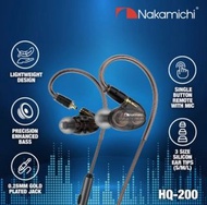 Nakamichi 雙動圈3.5mm有線耳機 HQ-200