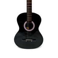 Gitar Akustik Yamaha Tipe F310 P Warna Hitam Model Bulat Senar String