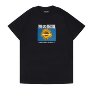 Denka PROJECT Tshirt Black SUNFLOW