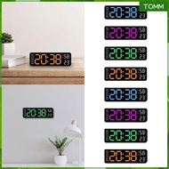 [Wishshopehhh] Digital Wall Clock Wall Clock Brightness Adjustable LED Wall Clock