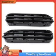 [In Stock]1 Pair Car Side Wing  Air  Vents Grille Grill Glossy Black ABS for     E60/E61 E39 M5