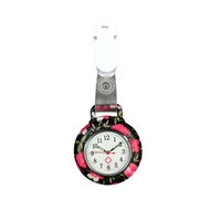 Nurses Doctor Quartz Fob Watch Silicone Case Band Pocket Watch (
