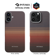 Pitaka เคสสำหรับ iPhone 16/ 16 Plus/ 16 Pro/ 16 Pro Max รุ่น MagEZ Case 6 (Tactile Woven Case) by Vg