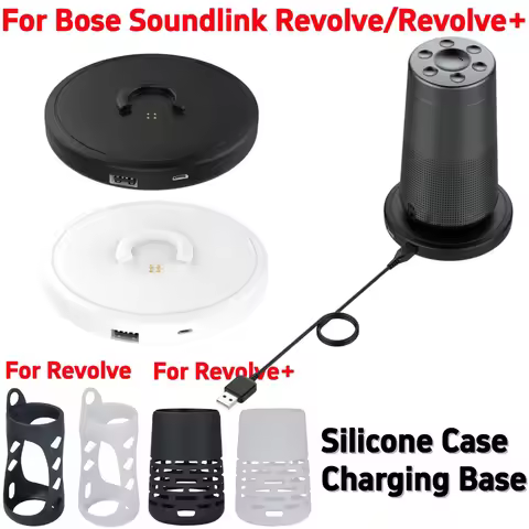 For Bose Soundlink Revolve/Revolve+ USB Charging Cradle Holder DC 5V 1.6A Desktop Charging Stand Cra