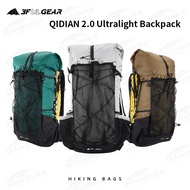 3F UL GEAR 40L+16L QIDIAN2.0 Ultralight Camping Backpack Fashion Women/Men Outdoor Sport Bag Waterproof Nylon Breathable Bag