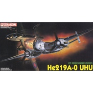 Dragon 1/72 scale Heinkel He 219A-0 UHU (5005) aircraft assembly model