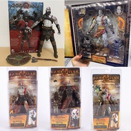 Neca figor God of War ผีของ sparta Kratos ในชุดเกราะ W ใบมีดตุ๊กตาขยับแขนขาได้โมเดลของเล่นเคลื่อนย้ายได้ของขวัญตุ๊กตา