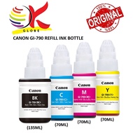 [ORIGINAL] CANON GI790 GI-790 BLACK (135ML), CYAN, MAGENTA , YELLOW REFILL INK BOTTLE